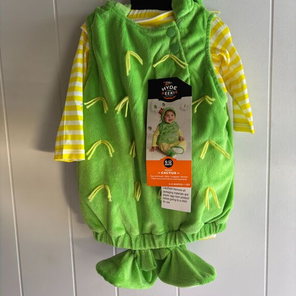 HYDE AND EEK Baby 6-12 mos. Infant CACTUS Halloween Costume Complete Set #S - Picture 2 of 3